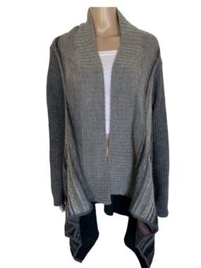 ESCADA Sports Multiple Colors Open-Front Draped Cardigan Sweater - Women Size M